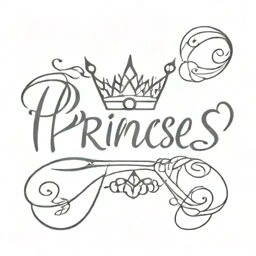 Princess Name Written