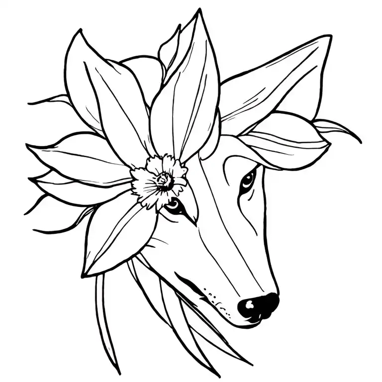 Daffodil And Wolf