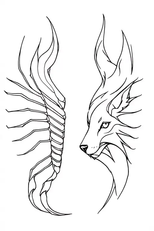 Scorpio And Wolf Surrounded