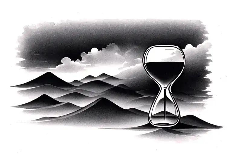 An Hour Glass Like Sands Through Hpurglasd
