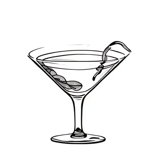 Espresso Martini Glass Filled