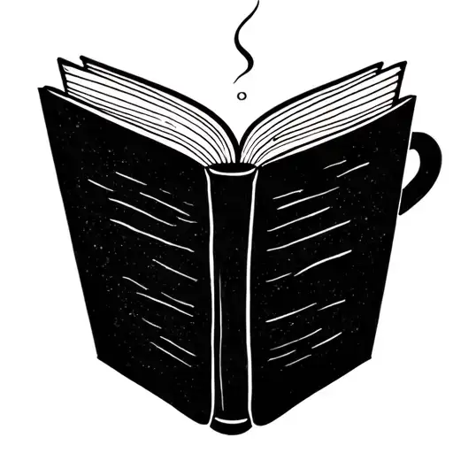 Small Book With Coffee Cup