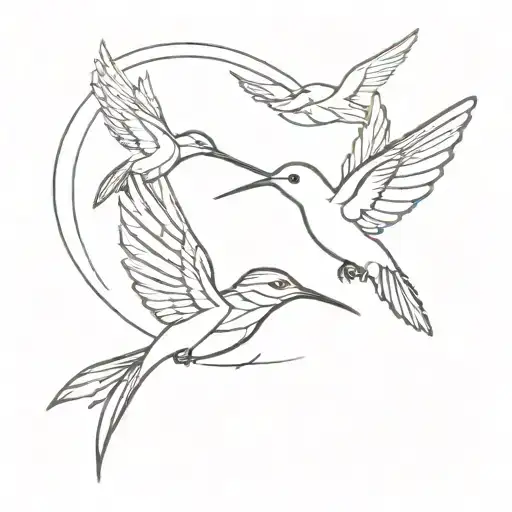 Hummingbird And Phoenix