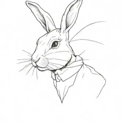 Bunny With Collar Bone