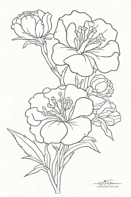 Carnation Flower Bouquet