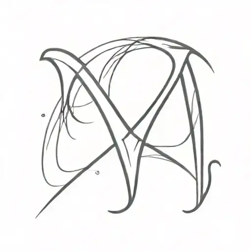 Inicial N Letter