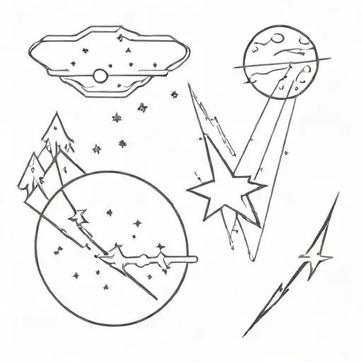 Aurora And Comet