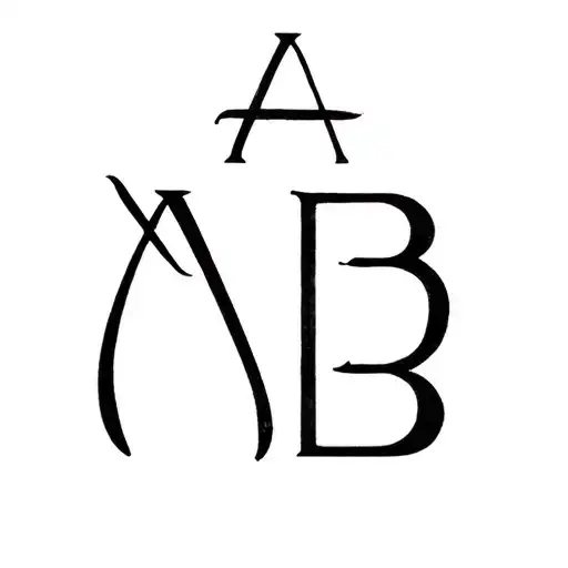 Symbol Using Kids Initials Atb