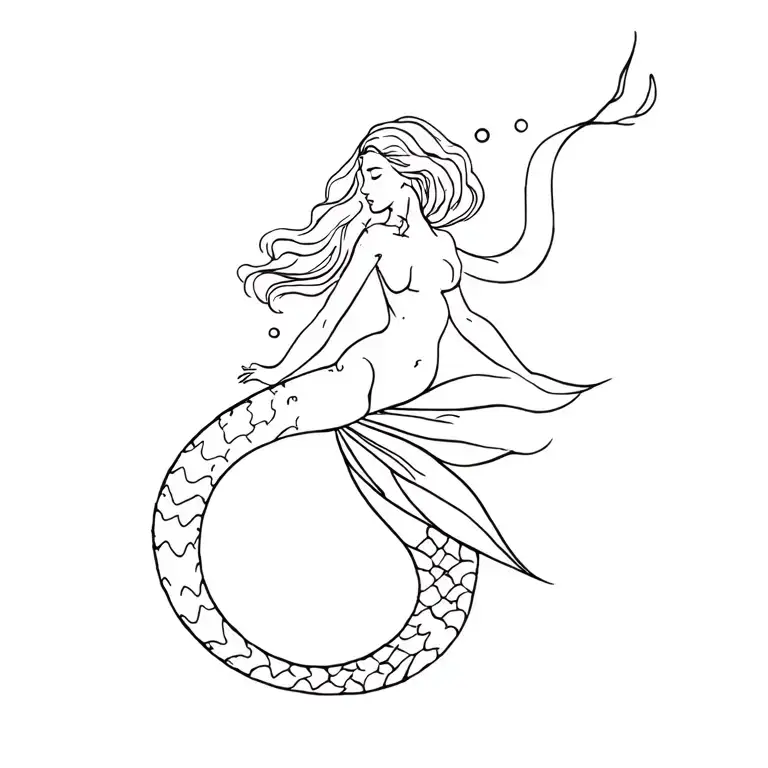 Mermaid Swimming
