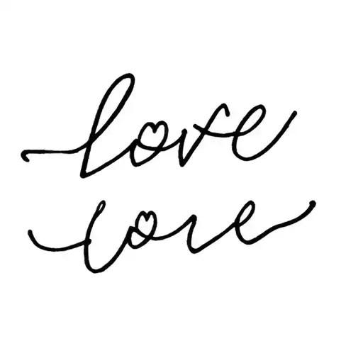 Word Love With A Hid