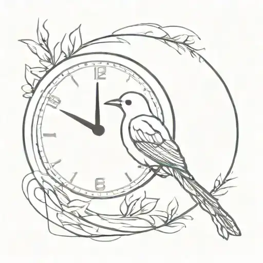 Date Bird Clock