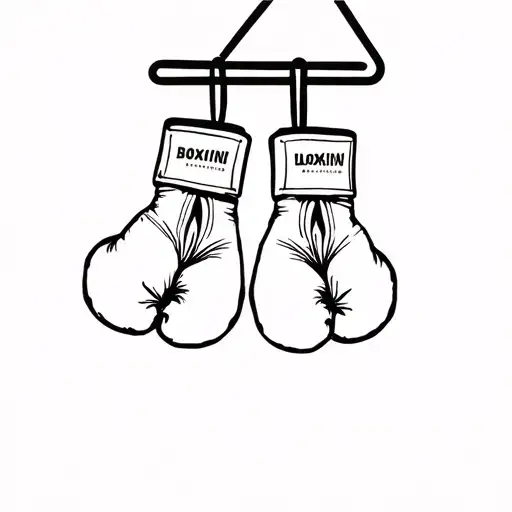 Boxing Gloves Hanging