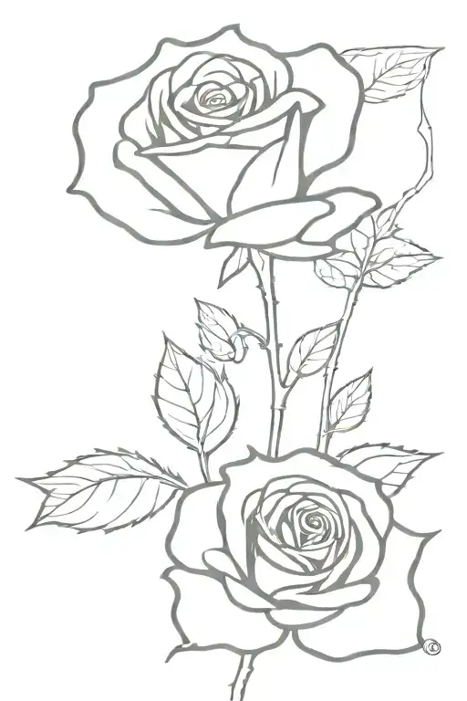 Rose With Michael And Sylvia Name In It Mixed With Samona Tattoo Idea