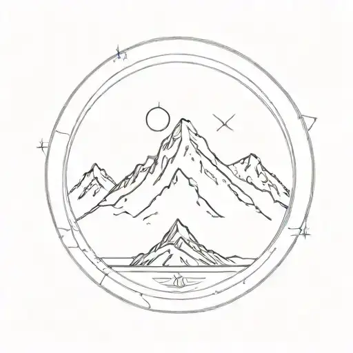 Mount Elbrus And The Male Eye