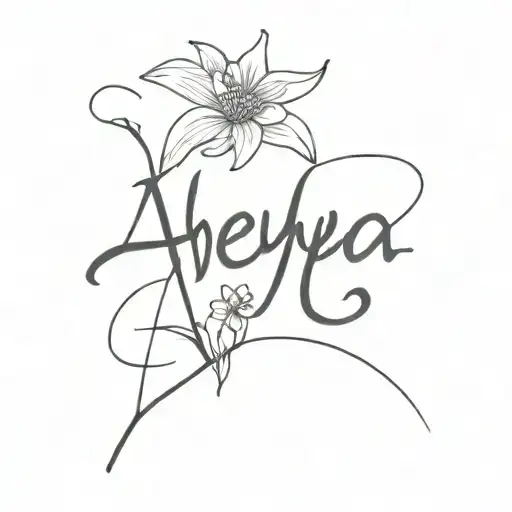 Font Text - Ayeya