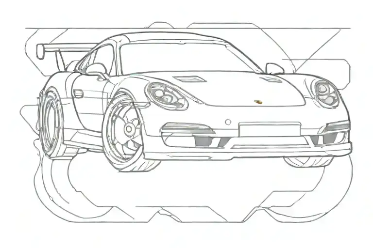 Porsche Drifting