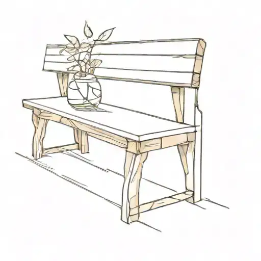 Wooden Bench