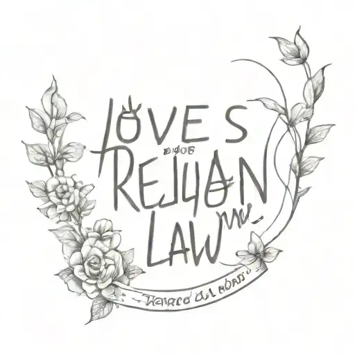 Song Lyrics 'Love Was The Law And Religion Was Taught'
