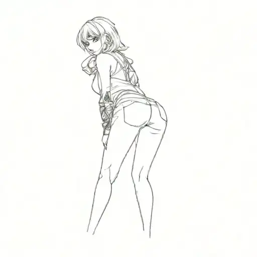A Sexy Anime Girl
