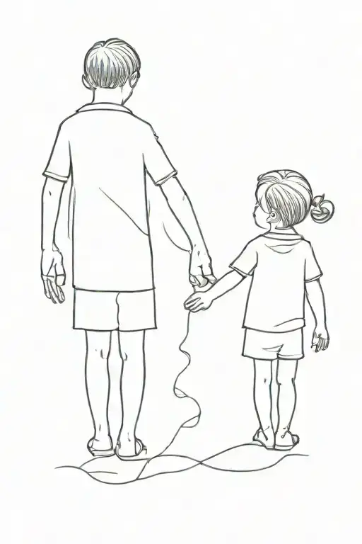 Children Holding Hands