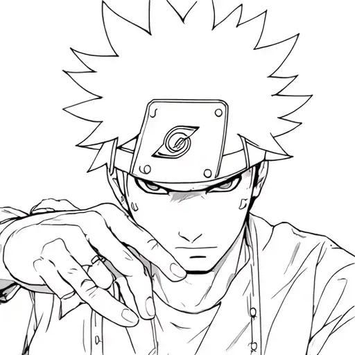 Kakashi Hatake Doing Hand