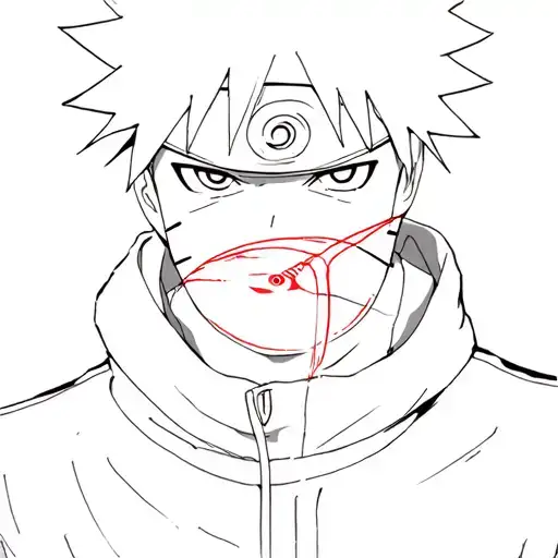 Kakashi Mostrando Su Mangekyou Sharingan