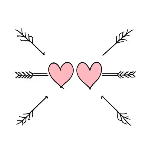 Lotus Arrow Heart Bff Matching