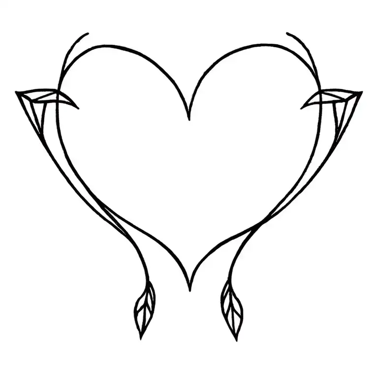 Lotus Arrow Heart Bff Matching