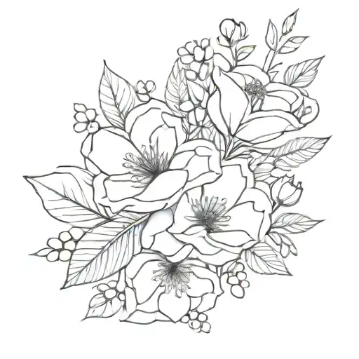 Flower Bouquet Wrapped