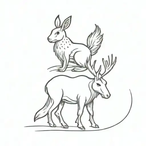 Squirrel And Moose