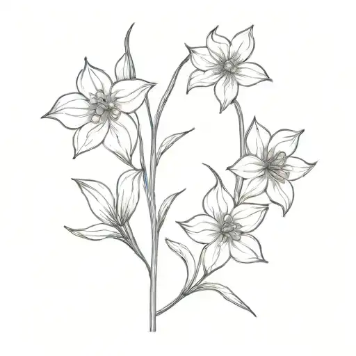 Cosmo And Narcissus With Stems Intertwined