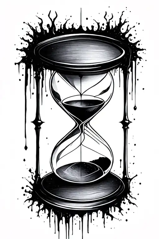 Grungy Goth Hourglass
