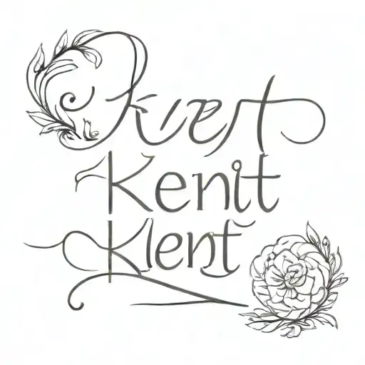 Kent Name Written