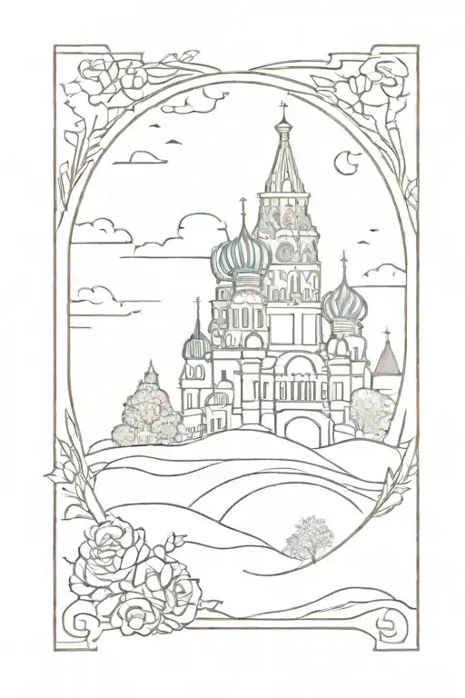Russian Tale Free Hand Minimalist