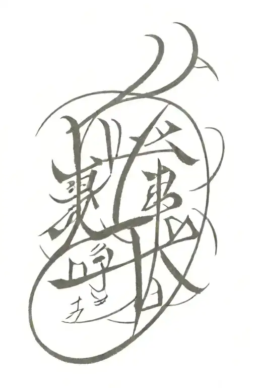 Kanji Written Underneath Memories