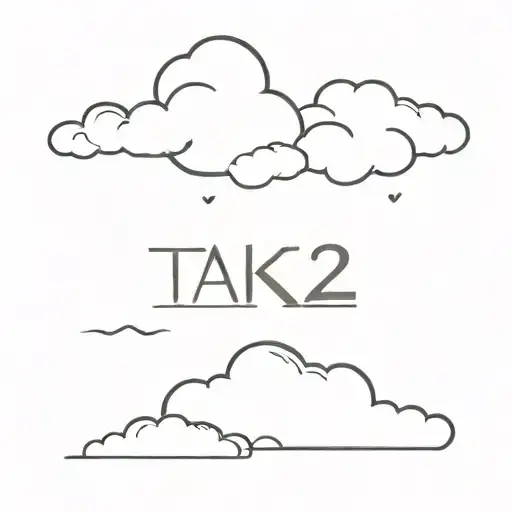 Clouds And In The Distance A Clapperboard And The Words Take 2