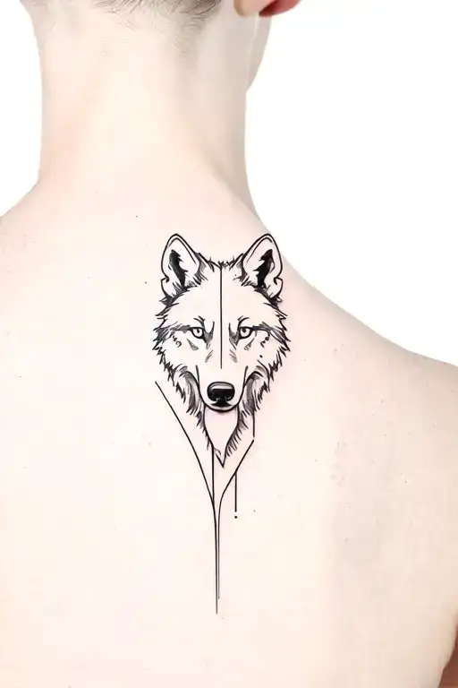 Alone Wolf Back Neck