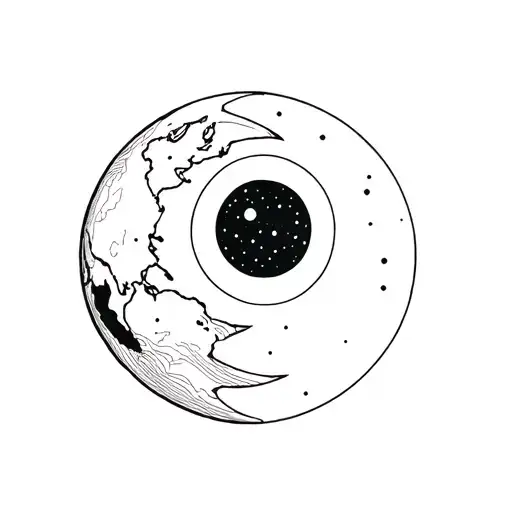 Earth And Moon