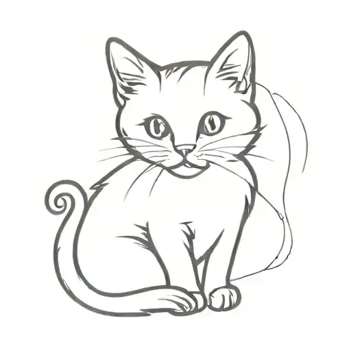 Kitten Looking