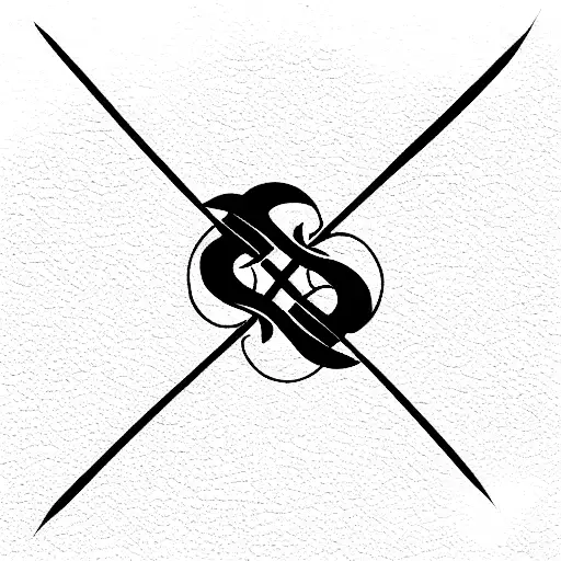 Samurai Through Infinity Symbol