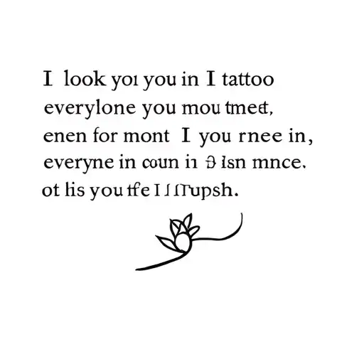 I Look For You In Everyone I Meet