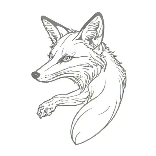 Fox With A Beer In His Hand