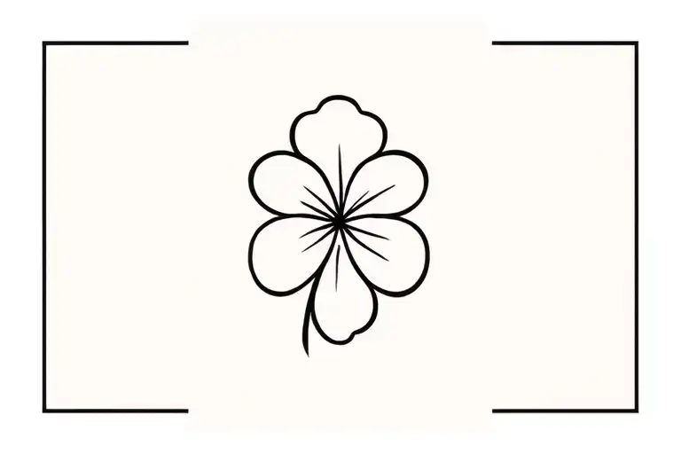 Four Leaf Clover Intertwined