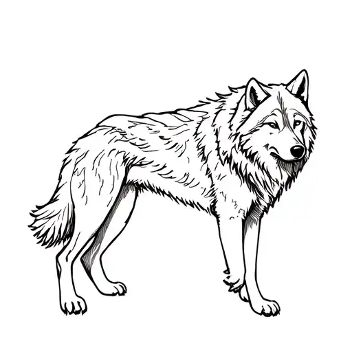 Wolf Standing