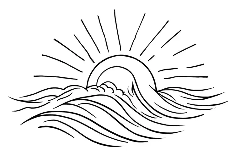 Ocean Wave Sun