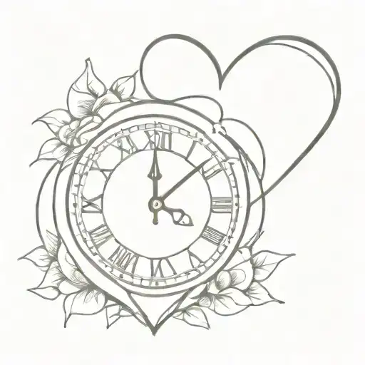 Clock In Heart