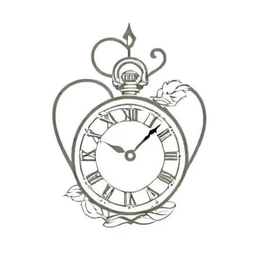 Clock In Heart