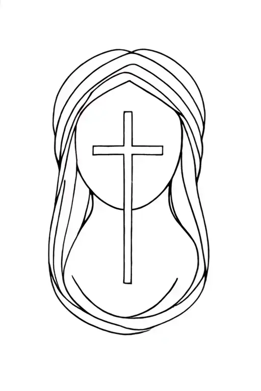 Mother With Cross