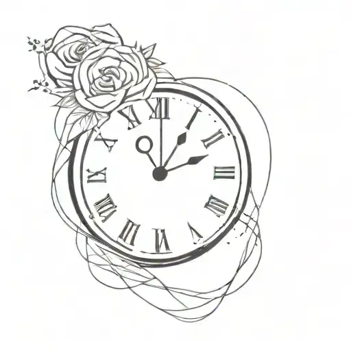 Clock Heart Shaped