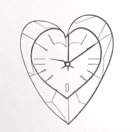 Heart Shaped Clock